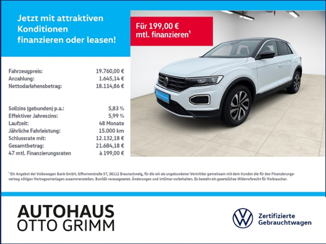 T-Roc 1.0 TSI Active Navi LED Kamera