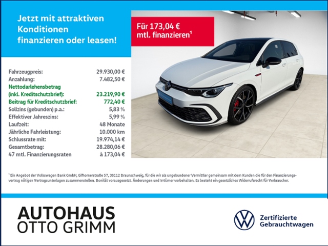 Golf VIII 2.0 TSI GTI DSG Matrix Pano Kamera