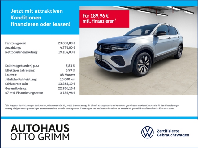 T-Cross 1.0 TSI GOAL DSG Kamera LED