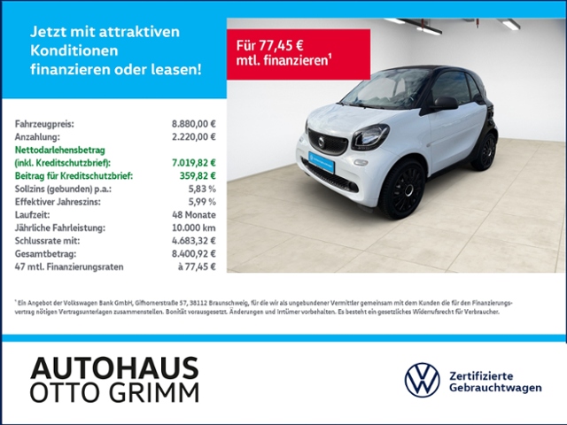 fortwo coupe 1.0 Klimaautomatik ZV mit FB