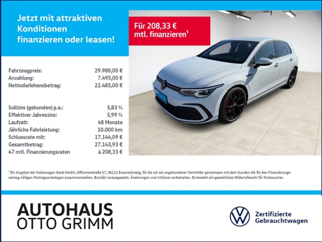 Golf VIII 2.0 TSI GTI DSG LED Navi Kamera