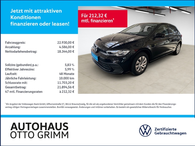 Polo 1.0 TSI Life LED Navi ACC Sitzh.