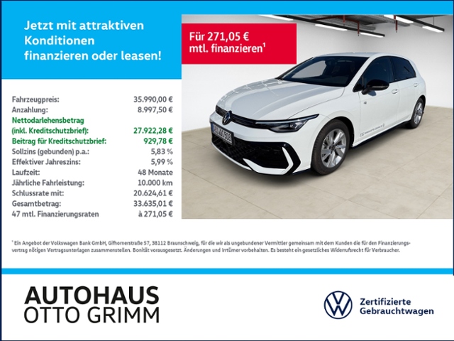 Golf VIII 1.5 eTSI DSG R-Line Kamera LED