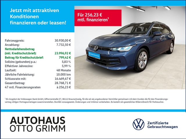 Golf VIII Variant 1.5 eTSI Life DSG LED Navi