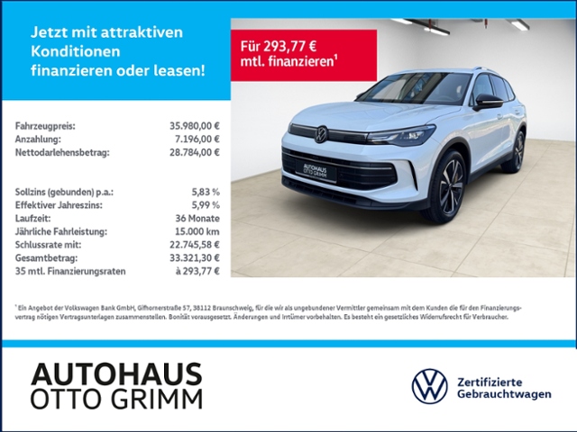 Tiguan 1.5 eTSI GOAL AHK Kamera LED