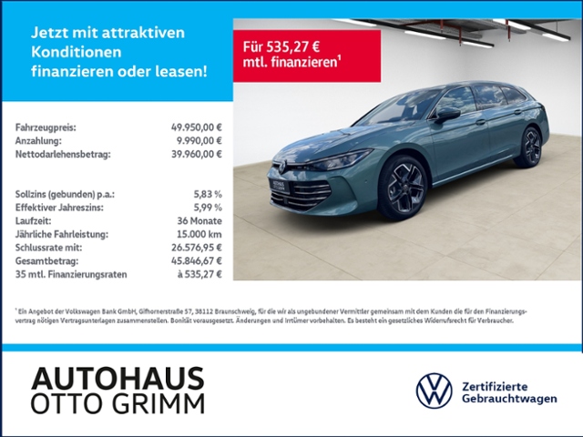 Passat Variant 2.0 TDI Elegance DSG 4M AHK