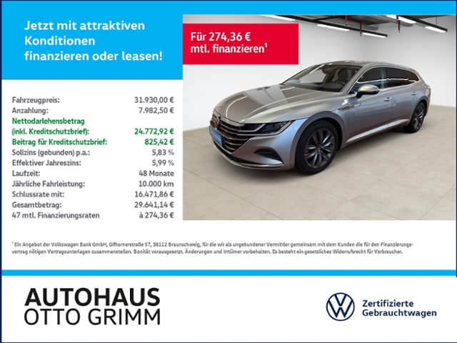 Arteon Shootingbrake 2.0 TDI DSG LED AHK Navi