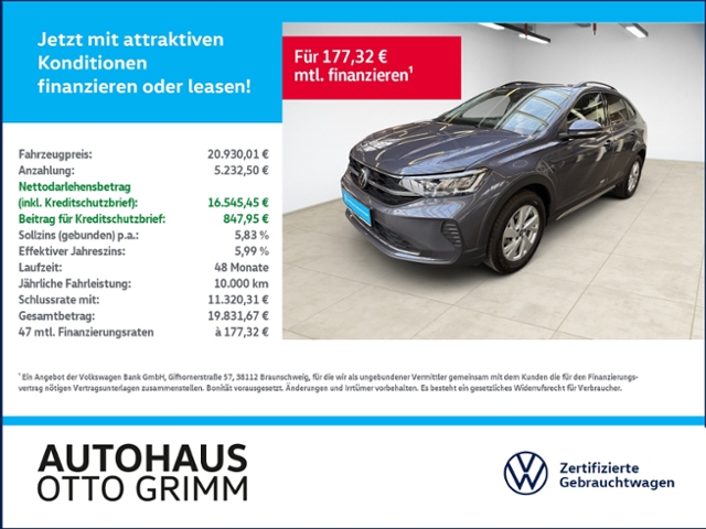 Taigo 1.0 TSI Life LED Klima DAB+