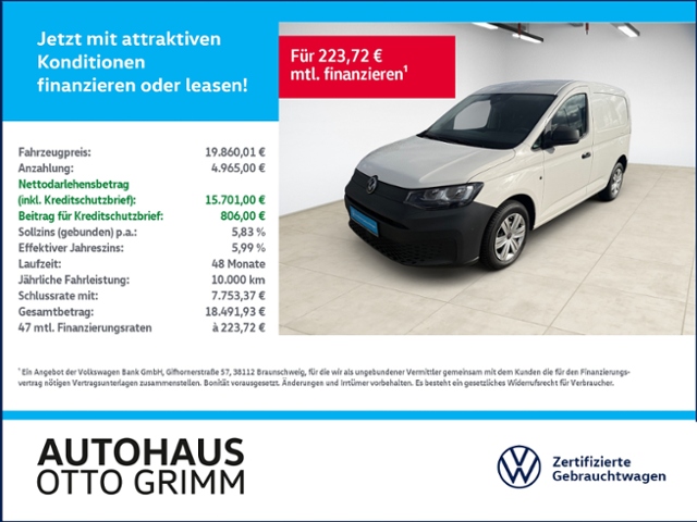 Caddy 2.0 TDI Kasten Klima PDC