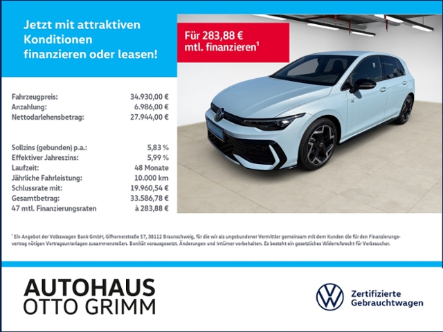 Golf VIII 1.5 eTSI R-Line DSG IQ-Light Kamera