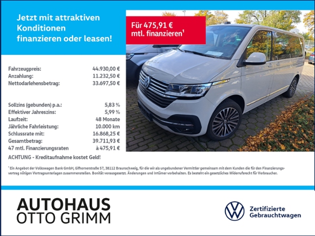 T6.1 Multivan 2.0 TDI DSG Gen. Six LED
