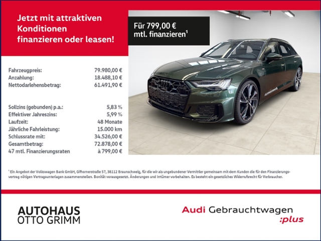 A6 Avant 50 TDI quattro S line Tiptronic Matrix